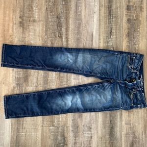 Slim dark washed jeans